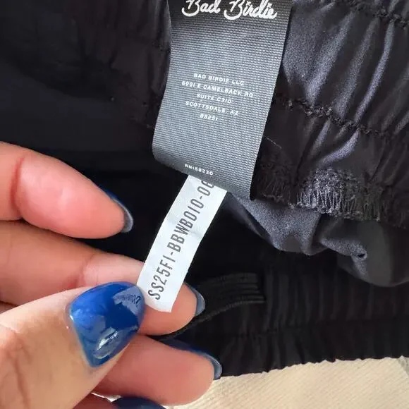 Bad Birdie Black Performance Golf Shorts Small Pockets Country Club Outdoors - Picture 7 of 9